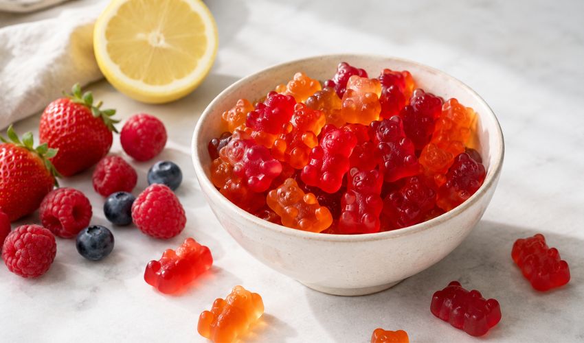 Fruchtgummis mit Gelatine 
