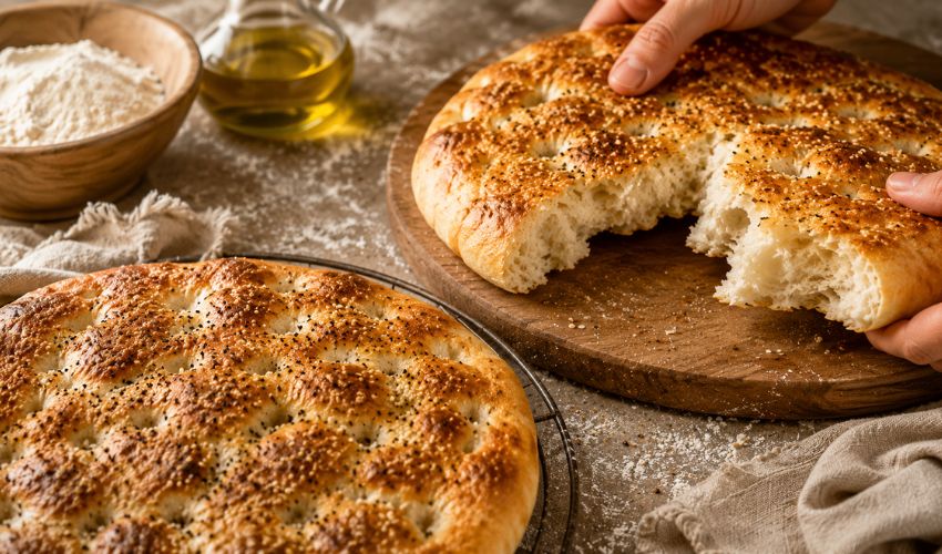 Fladenbrot vorbacken und weich bekommen