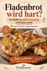 Fladenbrot wird hart - Pinterest Pin
