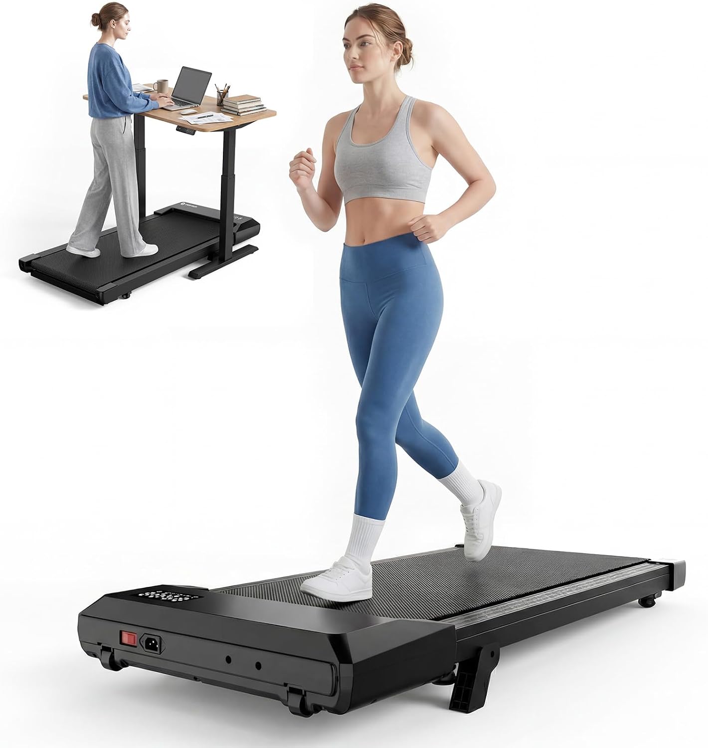 DeerRun Walking Pad mit Steigung